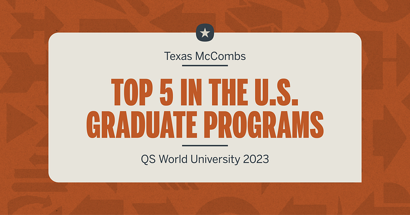 McCombs MS and MBA Programs Take High Ranks mccombs ms and mba programs take high ranks img 660de0cd7a9d3