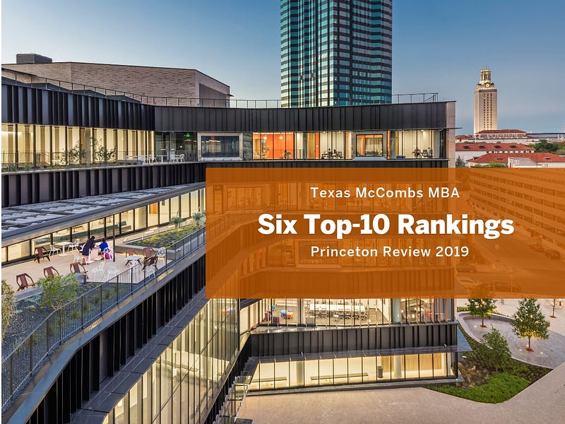 Texas McCombs Hits Six Top-10 Lists in Princeton Review’s 2019 Rankings texas mccombs hits six top 10 lists in princeton reviews 2019 rankings img 661db099815d3