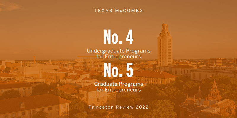 Texas McCombs Makes Top 5 in Entrepreneurship texas mccombs makes top 5 in entrepreneurship img 660de161c8611