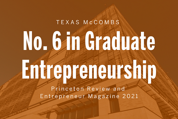 Texas McCombs Sixth in Graduate Entrepreneurship Says Princeton Review texas mccombs sixth in graduate entrepreneurship says princeton review img 661daf18d73e0