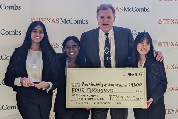 McCombs Wins National Women’s Case Competition