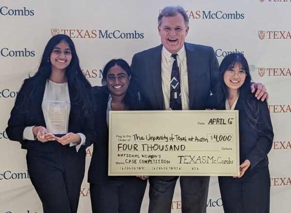 McCombs Wins National Women’s Case Competition