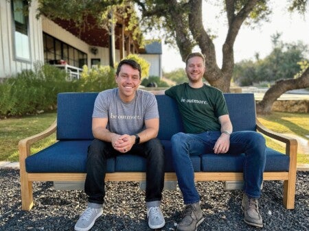 Outdoor Living Outmore founders Alex Duncan COO and Kevin Long CEO. Credit Outmore Living small