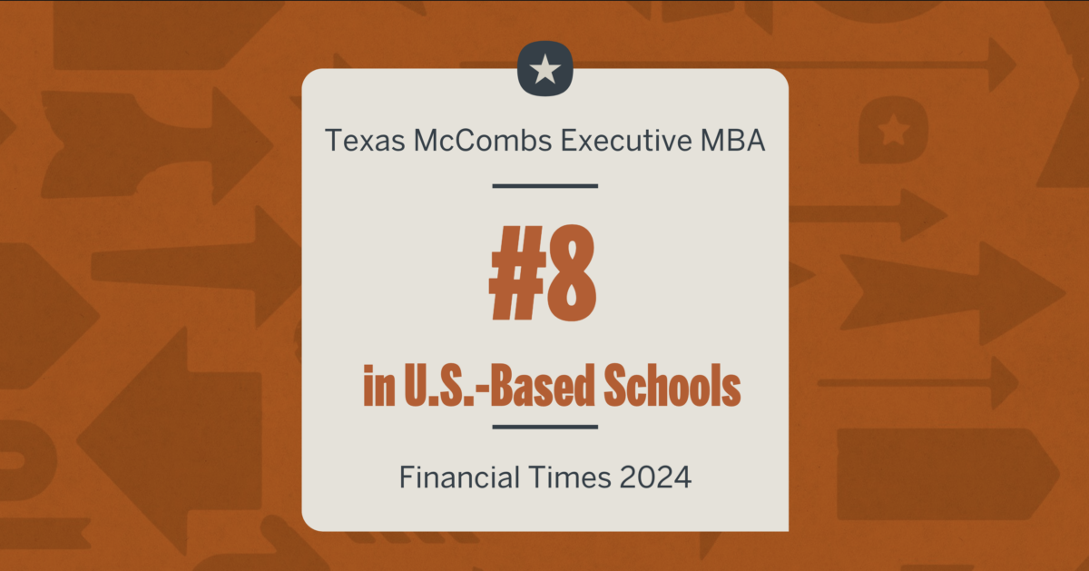 Texas Executive MBA Hits No. 8 in U.S. Screenshot 2024 10 14 at 9.43.27 AM