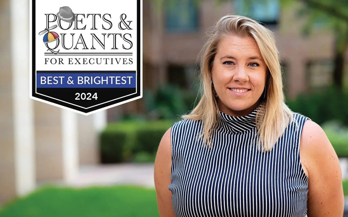 Poets & Quants Features Best & Brightest Executive MBA Ashley Bruno