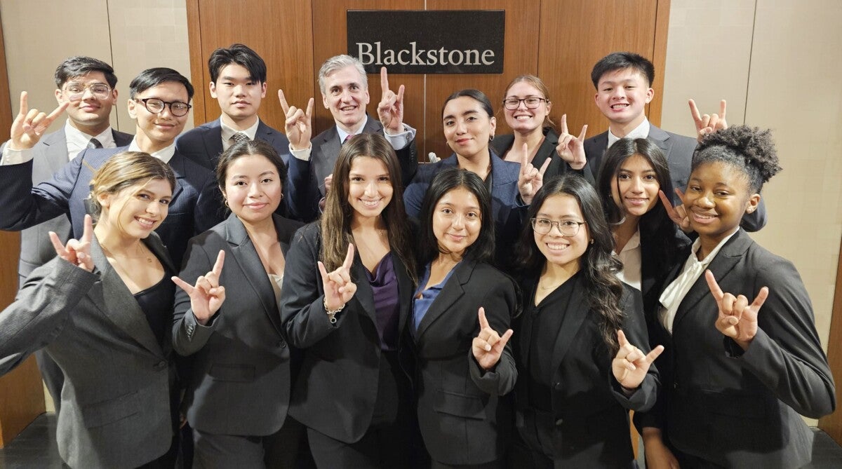 A Community of Success for McCombs Scholars Blackstone