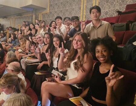 A Community of Success for McCombs Scholars Broadway Hamilton