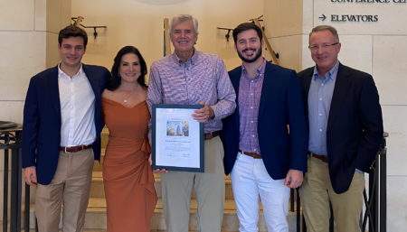 Finance Professor Keith Brown Honored With Scholarship in His Name Endowed by Former Student Brown Endowed