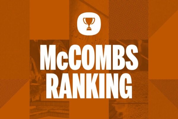 McCombs MBA Takes Historic High in Financial Times Rankings Evergreen 1200 x 800 px