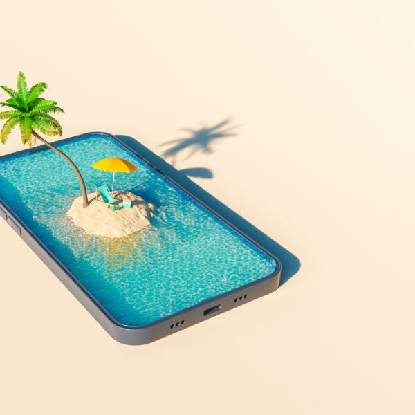 To Be Happier, Take a Vacation … From Your Smartphone iStock 1400198700