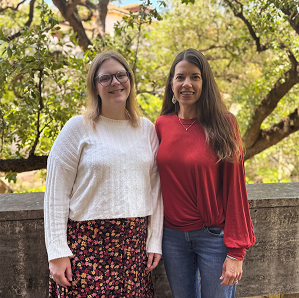 MPA Senior Academic Advisors (from left) Emily Stroman and Sheryll Cox play an integral role as part of a robust community that fosters students’ success in a challenging program.