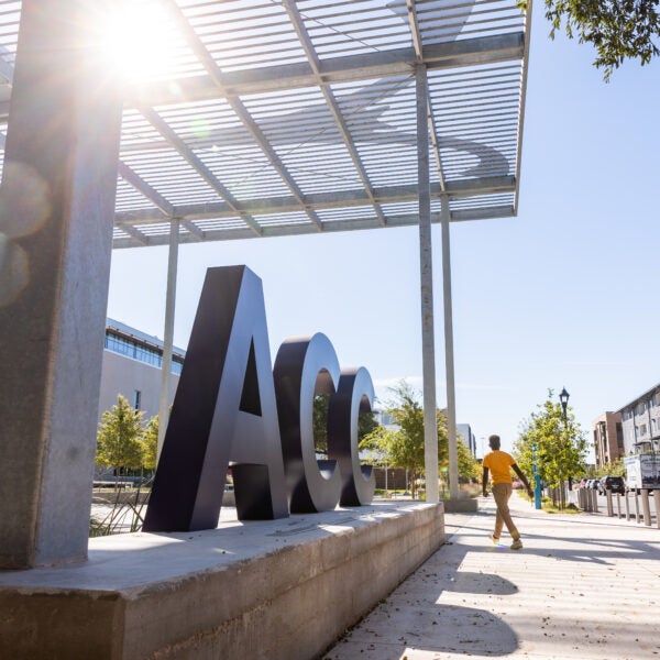 The Austin Community College District serves more than 74,000 students each year. Alumna Angela Hodge stewards more than $500 million in resources and oversees six departments for ACC.