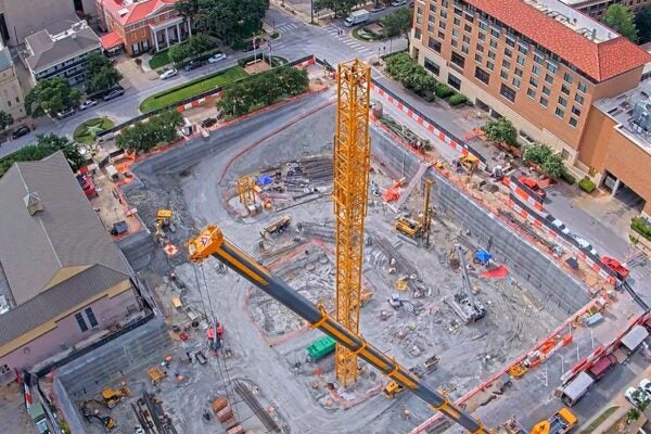 Aerial view of construction site, July 9, 2025 copy