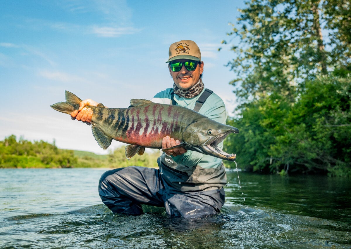 Clayton Spencer with a big fish