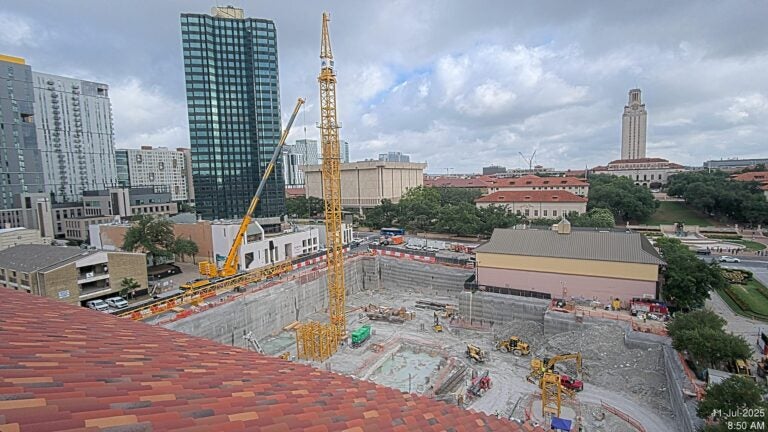 Bird's eye view of crane installation, July 11, 2025 copy