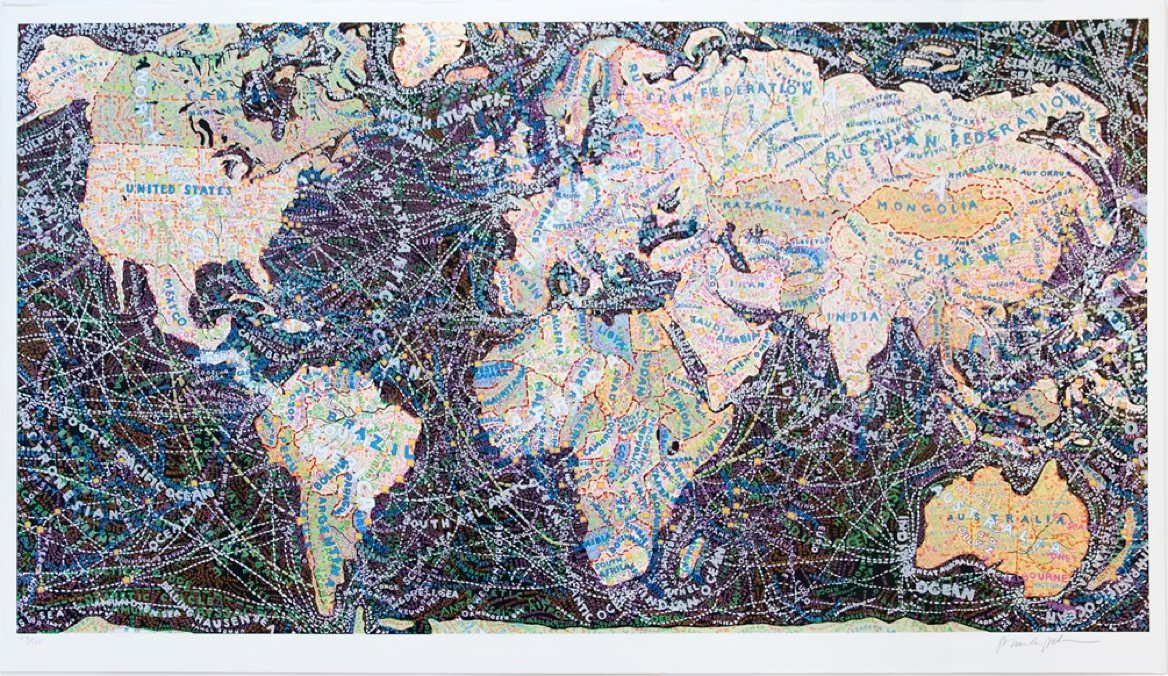 Paula Scher World Trade Routes